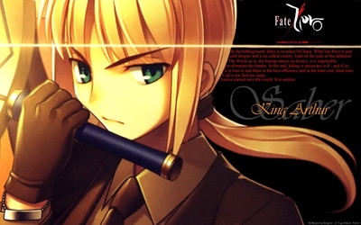 Fate/Zero セイバー 1920x1200 壁紙