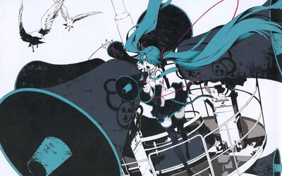 VOCALOID 初音ミク 2560x1600 壁紙