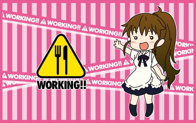 WORKING!! 種島ぽぷら 1920x1200 壁紙