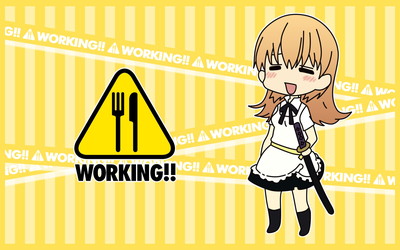 WORKING!! 轟八千代 1920x1200 壁紙